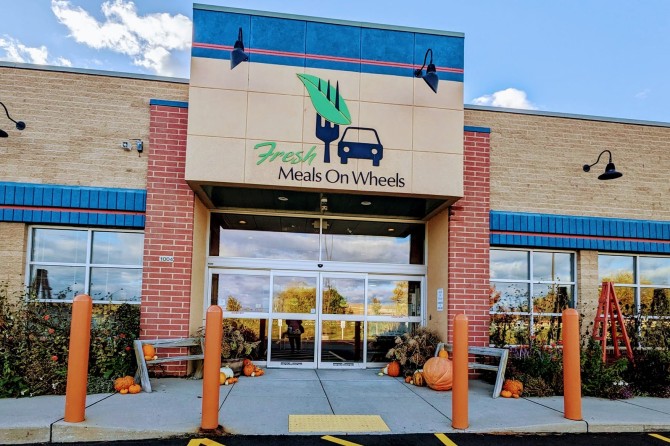 MoW front of building