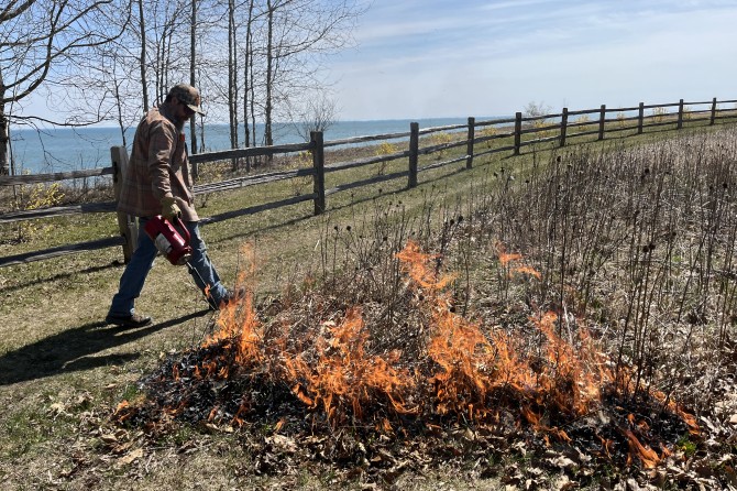 miles started the fire